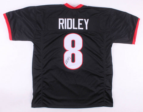 Riley Ridley Signed Georgia Bulldogs Jersey (JSA COA)Chicago Bears 2019 Draft Pk