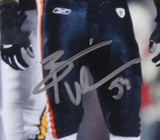 Brian Urlacher Signed Bears 23x27 Custom Framed Photo Display (Beckett COA)