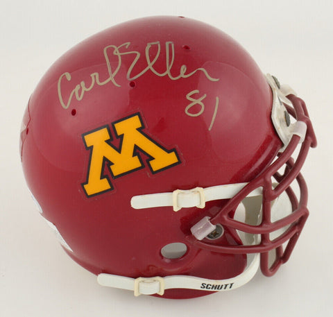Carl Eller Signed Minnesota Golden Gophers Mini Helmet (PSA COA) Vikings HOF D.E