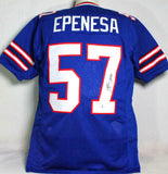AJ Epenesa Autographed Blue Pro Style Jersey - Beckett W Auth *7