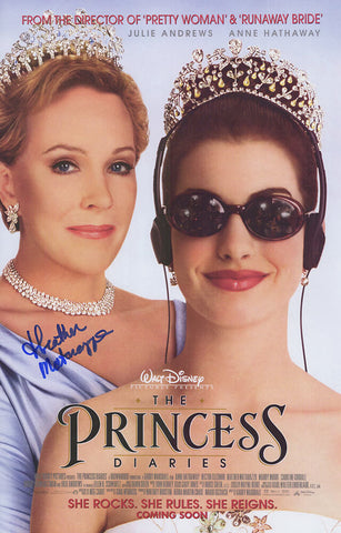 Heather Matarazzo Signed The Princess Diaries 11x17 Movie Poster -(SCHWARTZ COA)