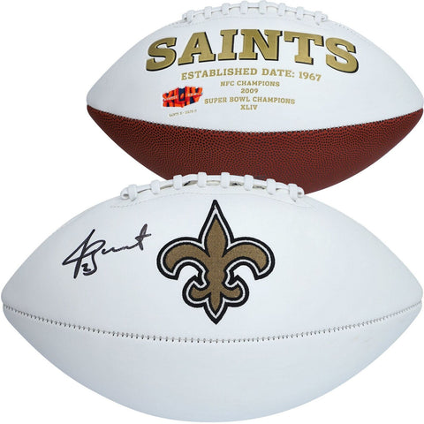 Jameis Winston New Orleans Saints Autographed White Panel Football