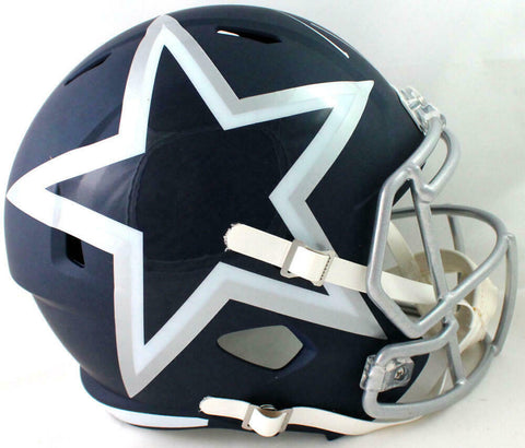 Tony Romo Signed Dallas Cowboys F/S AMP Speed Helmet - Beckett W Auth *Silver