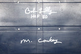 Bob Lilly Signed Dallas Cowboys Texas Stadium Seat Bottom 2 Insc BAS 31338