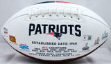 Damien Harris Autographed New England Patriots Logo Football-Beckett W Hologram