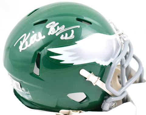 Keith Byars Signed Philadelphia Eagles 74-95 Speed Mini Helmet-Beckett W Holo