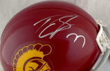 Tyron Smith Autographed USC Trojans Riddell Mini Helmet-JSA W Auth *Silver