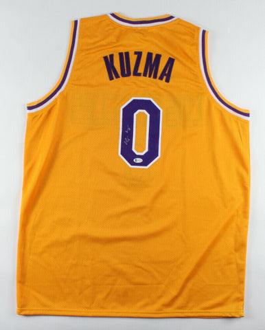 Kyle Kuzma Signed Los Angeles Lakers Jersey (Beckett COA) 2020 NBA Champs