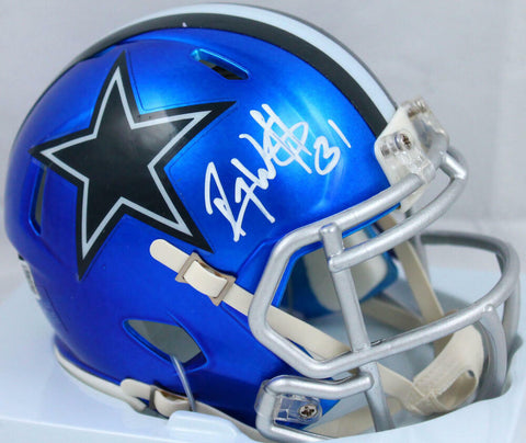Roy Williams Autographed Dallas Cowboys Flash Speed Mini Helmet-Beckett W Holo