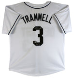 Alan Trammell "HOF 18" Authentic Signed White Pro Style Jersey BAS Witnessed