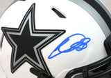 CeeDee Lamb Autographed Dallas Cowboys Lunar Speed Mini Helmet *Front-Fanatics