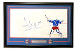 Henrik Lundqvist Signed Framed 16x32 Rangers Limited Edition Photo 1/30 Steiner