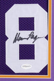 Vikings "Purple People Eaters" 35x43 Custom Framed Jersey Team-Signed by (4) TSE