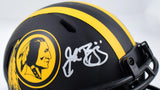 John Riggins Signed Washington Eclipse Speed Mini Helmet- Beckett W Hologram