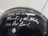 Mike Singletary INSCRIBED x6 Autographed Signed Authentic Proline Helmet JSA COA