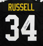 Andy Russell Autographed Black Pro Style Jersey - JSA Witnessed Auth *4 N/O