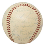 1958 Philadelphia Phillies Team Signed Baseball Ashburn Roberts +24 Others PSA