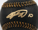 Yuli Gurriel Autographed Rawlings Black OML Baseball-JSA W *Gold