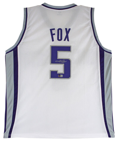 De'Aaron Fox Authentic Signed White Pro Style Jersey Autographed BAS Witnessed