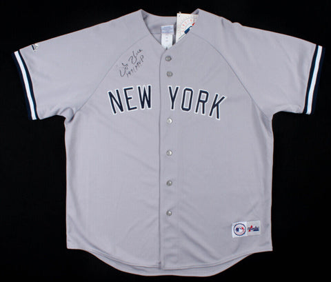 Vida Blue Signed New York Yankees Majestic Jersey Inscribed "1971 MVP" (JSA COA)