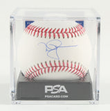 Mark McGwire Signed Baseball w Display Case (PSA COA) St Louis Cardinals / A's
