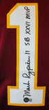 Mark Rypien Autographed Maroon Pro Style STAT Jersey W/ SB MVP- Beckett W Holo