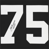 FRMD Joe Greene Steelers Signed Mitchell & Ness Black Jersey "HOF 87" Ins