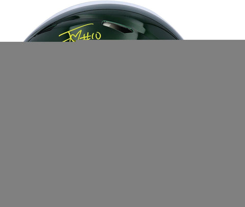 Jordan Love Packers Signed Riddell Flash Alternate Speed Authentic Helmet