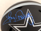 Tony Dorsett Autographed Cowboys Eclipse Full Size Auth Helmet Beckett WE12149