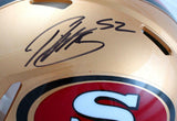 Patrick Willis Autographed F/S 96-08 49ers Speed Authentic Helmet-Beckett W Holo