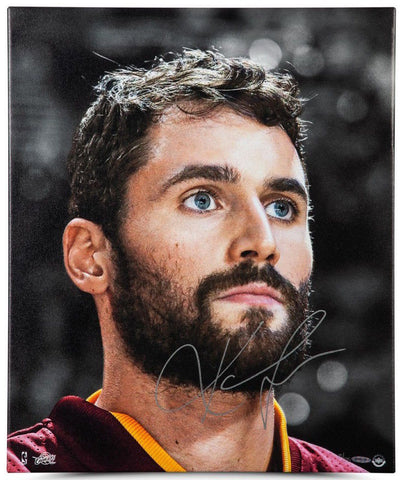 KEVIN LOVE Autographed "Up Close & Personal" 20 x 24 Framed Canvas UDA LE 25