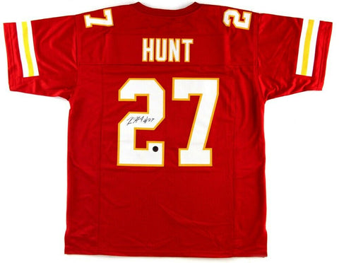 Kareem Hunt Signed/Autographed Kansas City Custom Red Jersey