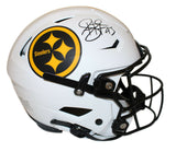 Troy Polamalu Signed Steelers Authentic Lunar Speed Flex Helmet BAS 34219