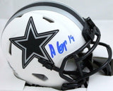 Amari Cooper Signed Dallas Cowboys Lunar Speed Mini Helmet-Beckett W Hologram
