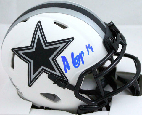 Amari Cooper Signed Dallas Cowboys Lunar Speed Mini Helmet-Beckett W Hologram