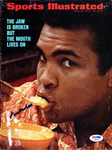 Muhammad Ali Autographed Sports Illustrated Magazine Cover PSA/DNA #AB04637