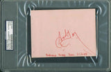 76Ers Andrew Toney Signed 4.25X5.75 Album Page Autographed PSA/DNA Slabbed