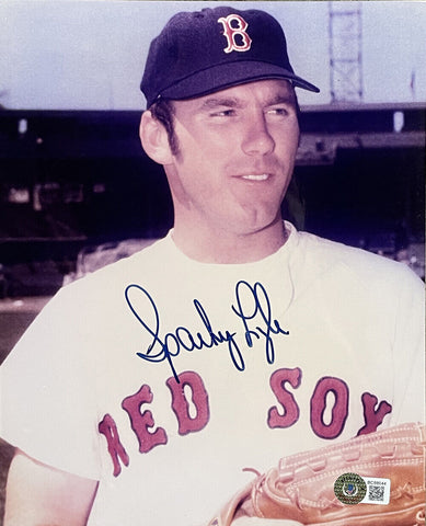 Sparky Lyle Boston Red Sox Signed 8x10 Baseball Photo BAS