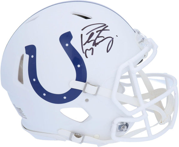 Peyton Manning Colts Signed Riddell FlatAlternate Speed Authentic Helmet
