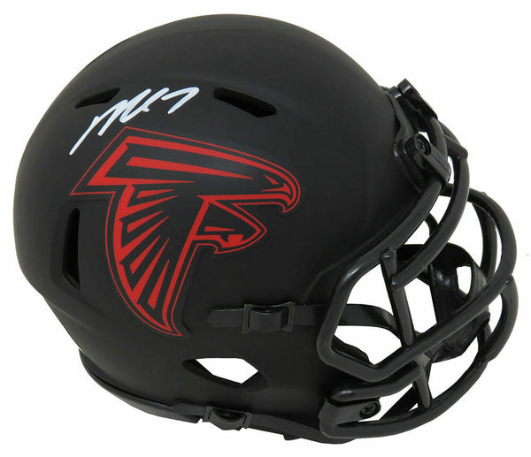 Michael Vick Signed Atlanta Falcons Eclipse Riddell Mini Helmet (SCHWARTZ COA)