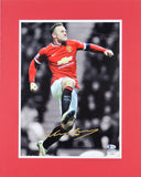 Manchester United Wayne Rooney Authentic Signed 11x14 Matted Photo BAS #E37860