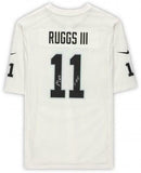 Frmd Henry Ruggs III LV Raiders Signed White Game Jersey & "1st Vegas Pick" Insc