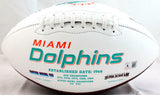 Ricky Williams Autographed Miami Dolphins Logo Football W/ SWED-Beckett Hologram
