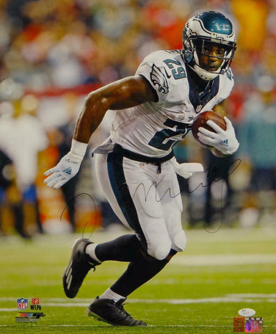 DeMarco Murray Autographed Eagles 16x20 Vertical Running Photo- JSA Auth