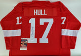 Brett Hull Signed Red Wings Jersey (JSA COA) 741 NHL Goals 4th Highest NHLTotal