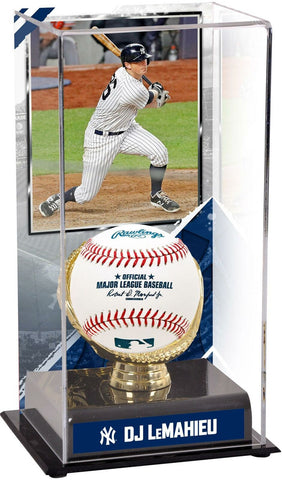 D.J. LeMahieu New York Yankees Sublimated Baseball Display Case with Image