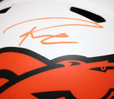 Russell Wilson Autographed Denver Broncos Authentic Lunar Helmet FAN 36557