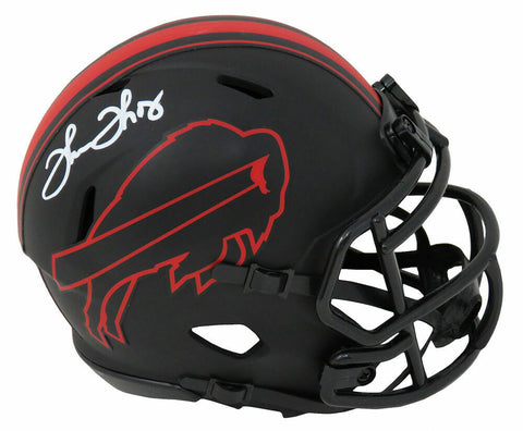 Thurman Thomas Signed Buffalo Bills Eclipse Riddell Speed Mini Helmet - SCHWARTZ