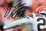 Jeremiah Koramoah Autographed Cleveland Browns 8x10 Back Photo-Beckett W Holo