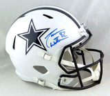 Jason Witten Autographed Dallas Cowboys F/S Flat White Helmet - Beckett Auth